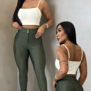 Calça Prada Botão Preto Asti